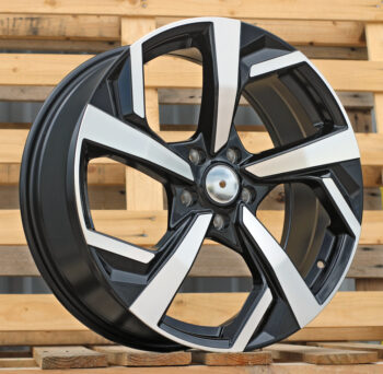 R19x7.5  5X114.3  ET  40  66.1  XE173  (LU1587)  Black Polished (MB)  For NISS  (P1)