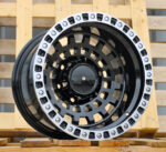 R15x10  6X139.7  ET  M44  110.1  B1589  Black+Polished Lip (BLPL)  For 4X4  (Z1)