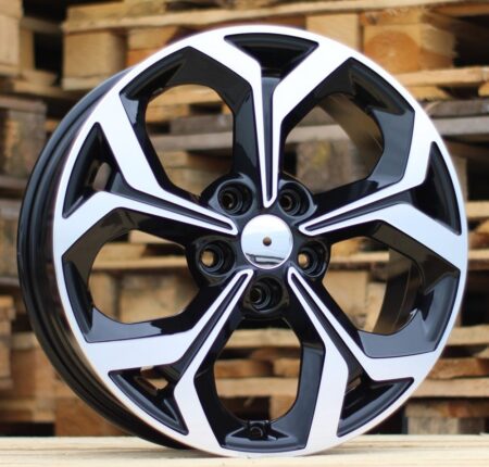 R16x6 5X114.3 ET 46 67.1 FE175 Black Polished (MB) For KIA (Z5)