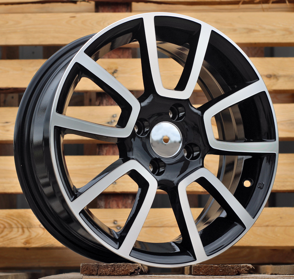 R15x6  4X98  ET  35  58.1  BK746  Black Polished (MB)  For FIAT  (R)