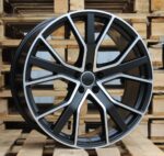 R22x10  5X112  ET  26  66.5  B5131  (A5383)  Black Polished Half Matt+Powder Coating (MBHMPC)  For AUD  (P)
