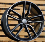 R21x11  5X112  ET  49  66.6  B5610  Black Polished (MB)  For MER  (K4+P)  (Rear+Front)