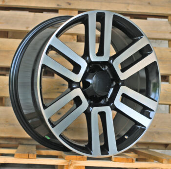 R20x8.5  6X139.7  ET  30  106.1  JT028  Black Polished (MB)  For TOYOT  (K7)