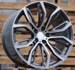 R21x10.5  5X120  ET  45  74.1  A5040  Grey Polished (MG)  For BMW  (Z1)  ((AKC 130 Eur))
