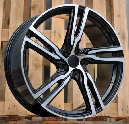 R20x8.5 5X108 ET 42 63.3 FE161 (BK5399) Black Polished (MB) For VOLVO (P+K4)