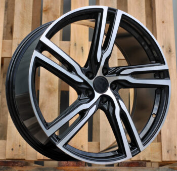 R19x8  5X108  ET  45  63.3  FE161  (IN5356)  Black Polished Half Matt (MBHM)  For VOLVO  (K7+Z6)