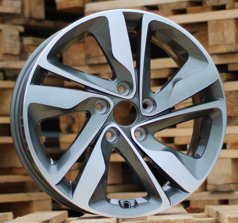 R15x6  5X114.3  ET  48  67.1  XFA07  Grey Polished (MG)  For HYUND  (L6)  ((AKC 50 Eur))