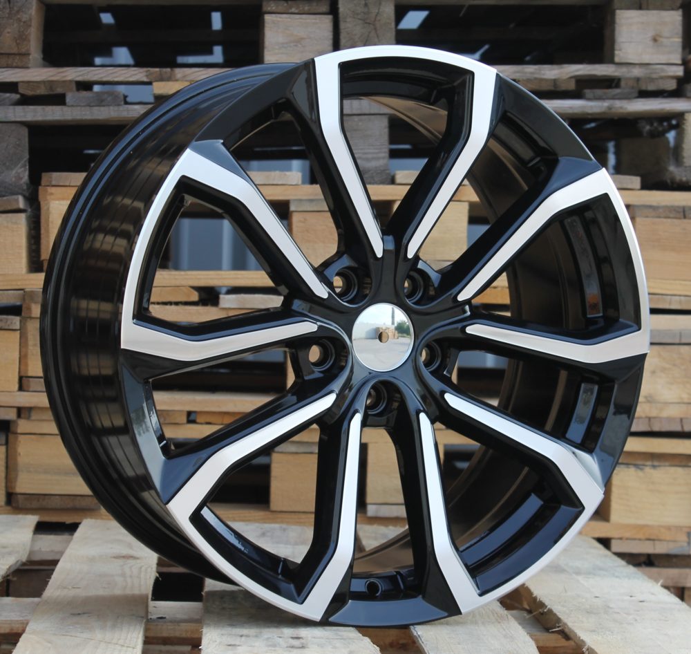 R18x8  5X108  ET  49  67.1  V515  (FE133/V515)  Black Polished (MB)  For VOLVO  (P2+R)