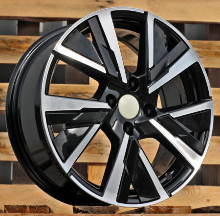 R16x6.5  5X108  ET  40  65.1  B5906  Black Polished (MB)  For PEUG  (L4)  (Carved Spokes)