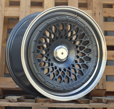 R18x8.5  10X112/120  ET  30  72.6  1308B  Gun Metal+Polished Lip (GMPL)  For RACIN  (Z4)  (ROTIFORM MOTOSPORT Style Rear+Front)