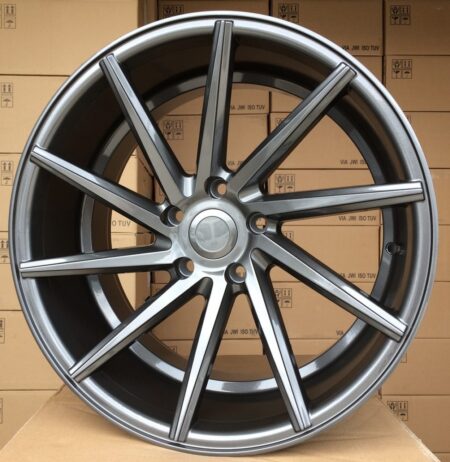 R19x8.5 5X112 ET 35 66.5 B1058 Grey (GR) For RACIN (P2+Z1+M) (LEFT SIDE (Style Vossen))