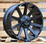 R20x9  6X139.7  ET  0  110.1  B1443  Black Half Matt (BLHM)  For 4X4  (P)