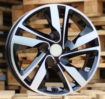 R15x6  4X100  ET  46  54.1  BK813  Black Polished (MB)  For HYUND  (D1)
