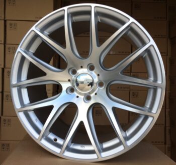 R18x9.5  5X120  ET  38  72.6  BK663  Machined Silver (MS)  For BMW  (K4)  (Rear+Front)