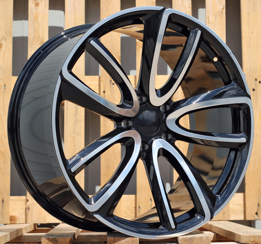 R22x11  5X130  ET  55  71.6  H1737  (CTRGW1737)  Black Polished (MB)  For BENTL  (K3)  (FORGED (Rear+Front))