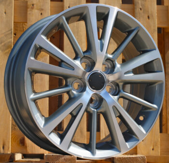 R15x6  5X100  ET  39  54.1  L1051  (IN0099)  Grey Polished (MG)  For TOYOT  (A)