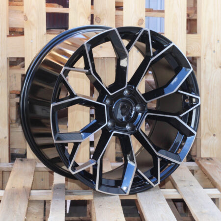 R21x10 5X130 ET 50 71.6 H5083 Black Polished (MB) For PORCH (P1)