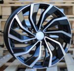 R17x7.5  5X112  ET  45  57.1  B5780  Black Polished (MB)  For VW  (Z7)