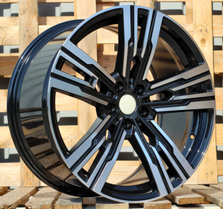 R20x8.5 5X112 ET 25 66.6 B1831 Black Polished (MB) For BMW (Z3+Z2) ((Rear+Front) New Model)