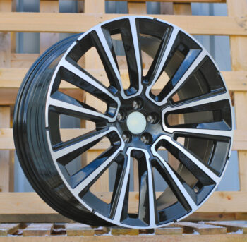 R19x8  5X108  ET  42.5  63.4  YF7076  (3S1341)  Black Polished (MB)  For VOLVO  (M)  (HYBRID FORGED)