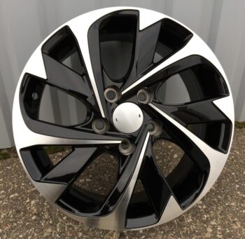 R16x6.5  5X114.3  ET  40  60.1  XFE89  Black Polished (MB)  For TOYOT  (R+P2)