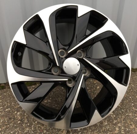 R16x6.5  5X114.3  ET  40  60.1  XFE89  Black Polished (MB)  For TOYOT  (R+P2)