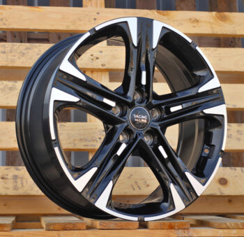 R18x7.5  5X114.3  ET  50.5  67.1  H3482F  Black Polished (MB)  For KIA  (Z7)  (HYBRID FORGED)