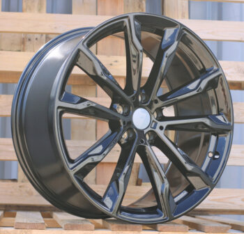 R20x9.5  5X112  ET  43  66.6  H3263F  Black (BL)  For BMW  (Z6)  ((X3) HYBRID FORGED (Rear+Front))