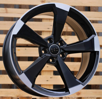 R19x8.5  5X112  ET  40  66.5  XE351  (FBX346)  Black Polished (MB)  For AUD  (K3)  (HYBRID FORGED)