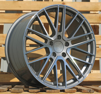 R21x9.5  5X130  ET  69  71.6  I0375  Grey Polished (MG)  For PORCH  (Z5)  (Rear+Front)