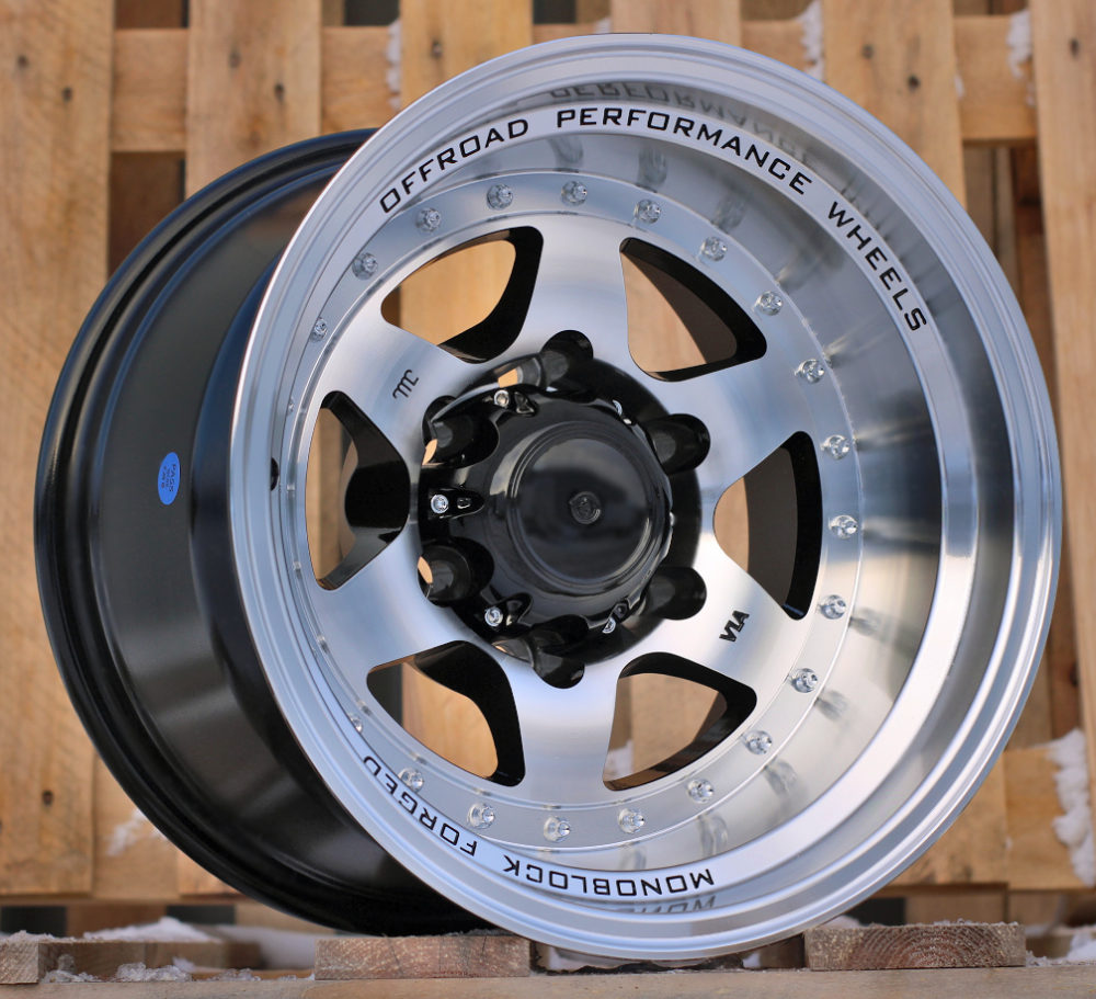 R15x10  6X139.7  ET  M44  110.1  L2156  Black Polished (MB)  For 4X4  (D1)
