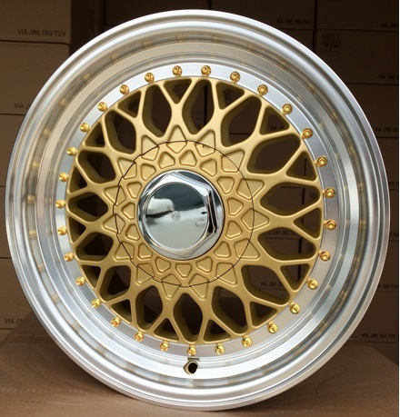 R13x6  8X100/108  ET  25  67.1  BY479  (LU247)  Bronze (YY)  For RACIN  (P1)  (BBS Style)