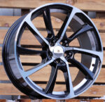 R18x8  5X112  ET  39  66.5  B1135  Black Polished (MB)  For AUD  (P)  ((Black+PL)(AKC 70 Eur))