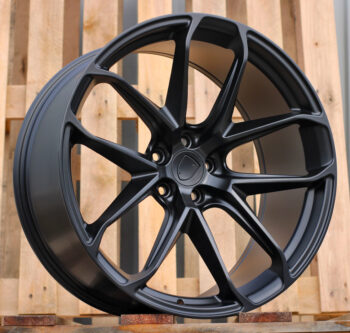 R20x10  5X112  ET  19  66.5  Y5985B  (IN5593)  Black Half Matt (BLHM)  For PORCH  (P2+K7)  (Rear+Front)
