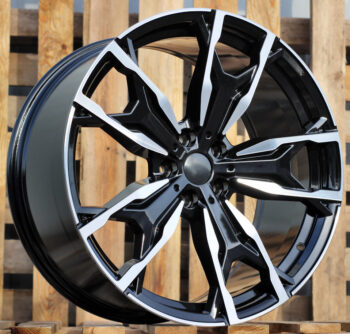 R20x8  5X112  ET  27  66.6  Y0204  Black Polished (MB)  For BMW  (P+Z4+Z7)  (X3 (Rear+Front))