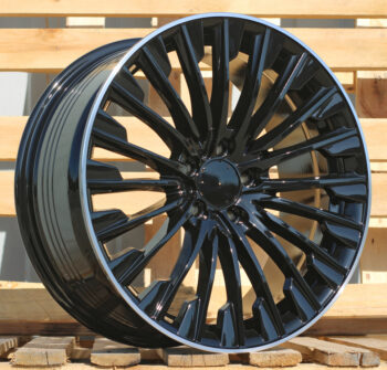 R18x8  5X112  ET  43  66.6  FBX132  Black+Polished Lip (BLPL)  For MER  (Z7)  (HYBRID FORGED)