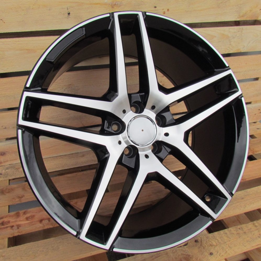 R19x8.5  5X112  ET  45  66.6  BK967  Black Polished (MB)  For MER  (K4)  ((AKC 110 Eur))
