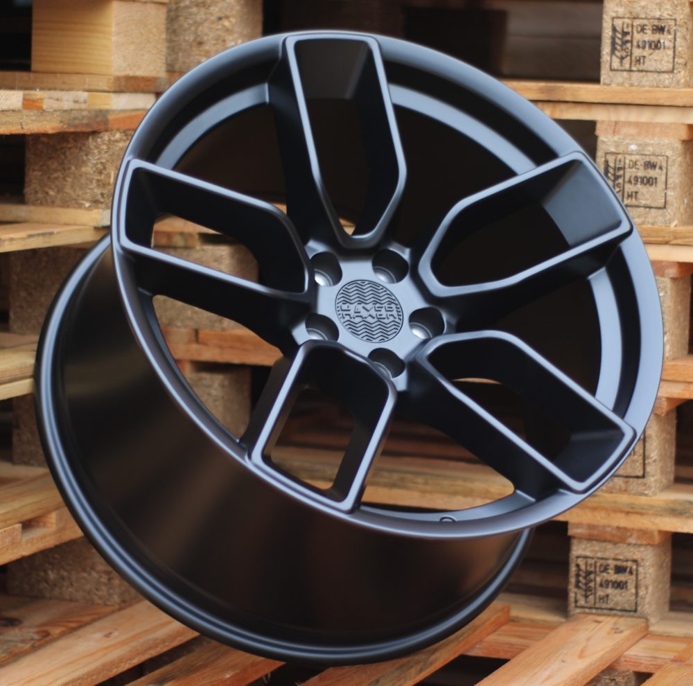 R20x11  5X115  ET  18  71.5  HX031  (IN5581)  Black Half Matt (BLHM)  For HAXER  (P2+P1)  (Rear+Front)
