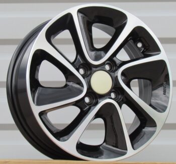 R14x5  4X100  ET  41  54.1  B5387  Black Polished (MB)  For HYUND  (K4)