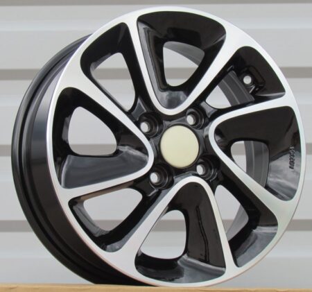 R14x5  4X100  ET  41  54.1  B5387  Black Polished (MB)  For HYUND  (K4)