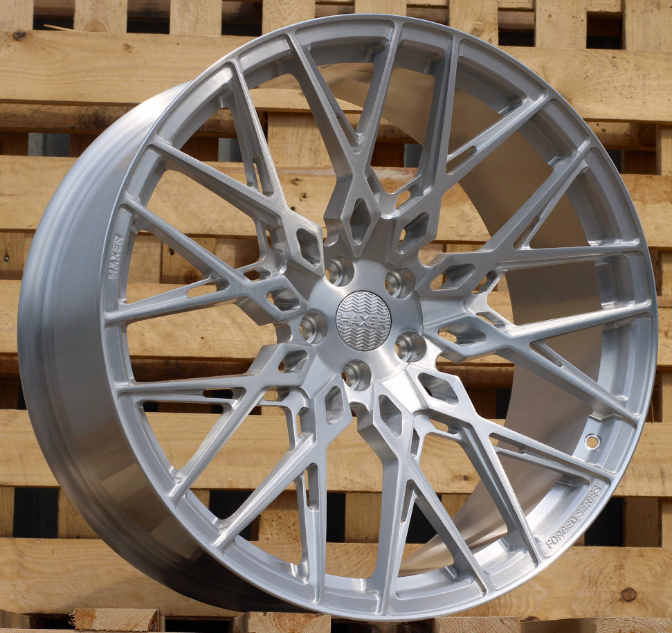 R21x9.5  5X112  ET  25  66.6  HXF03  Brush Silver (BS)  For HAXER  (K3)  (FORGED  (NEW Model))