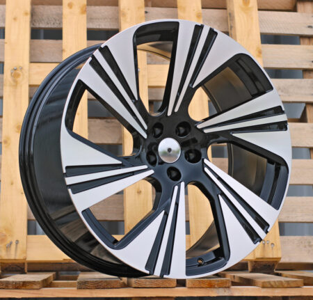 R22x10 5X112 ET 20 66.5 FB007 Black Polished (MB) For AUD (Z7) (HYBRID FORGED Q8)
