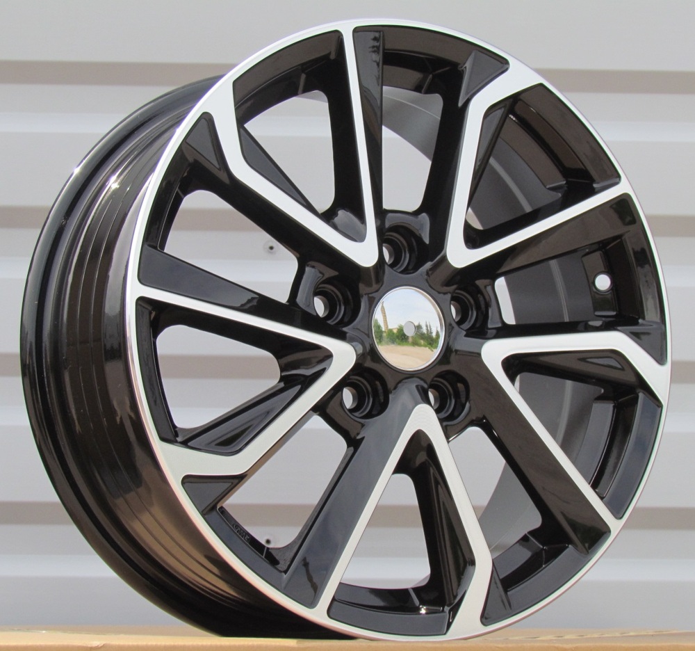 R16x6.5  5X114.3  ET  45  60.1  FE177  Black Polished (MB)  For TOYOT  (K7)
