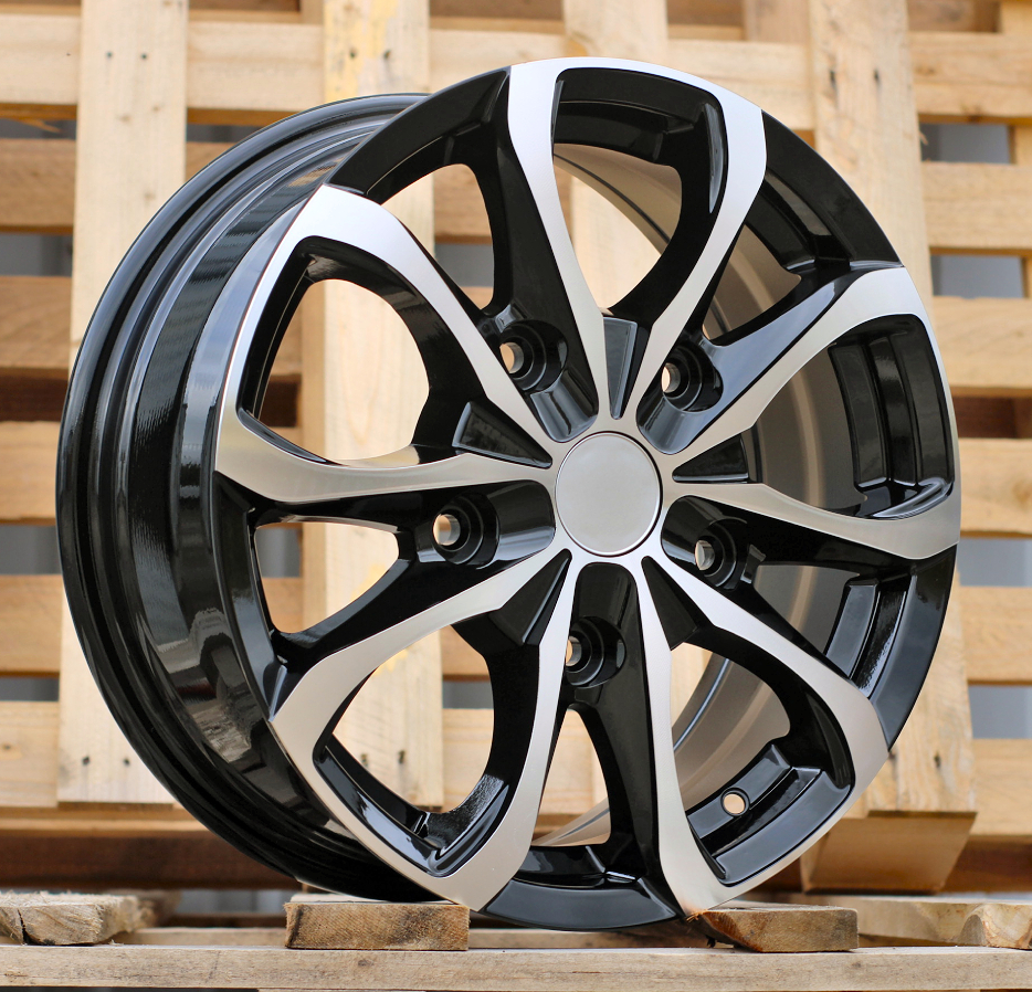 R16x6.5  5X160  ET  56  65.1  FBX079  Black Polished (MB)  For FORD  (K4)  (HYBRID FORGED)