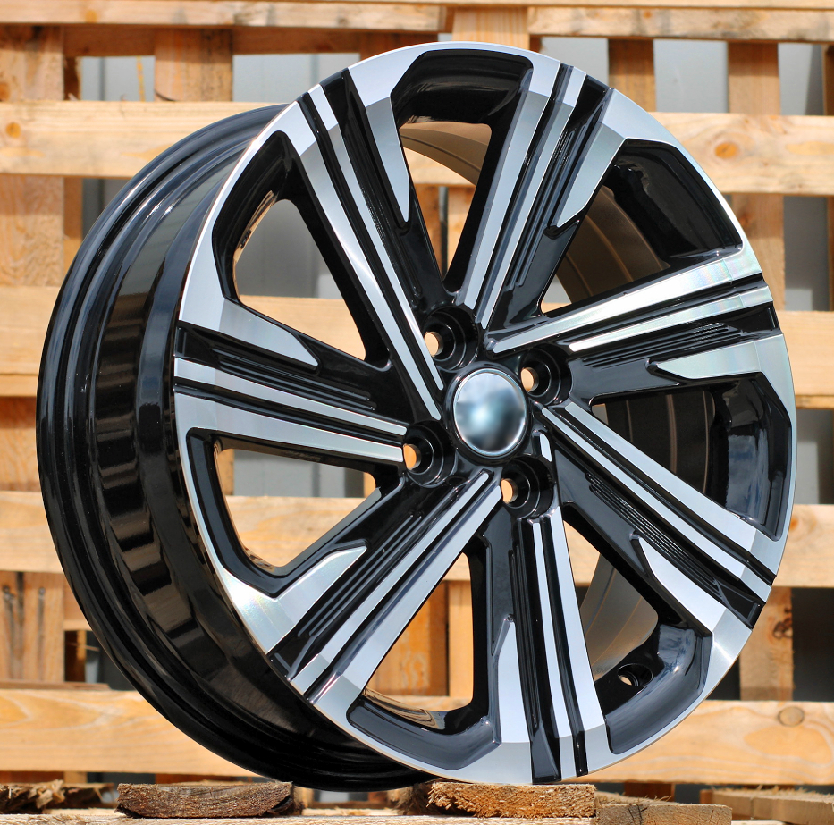 R16x6  4X100  ET  45  54.1  D1822  Black Polished (MB)  For TOYOT  (Z2+Z1)