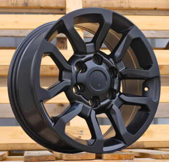 R17x7.5  6X139.7  ET  30  106  B1623  (BK5901)  Black Half Matt (BLHM)  For TOYOT  (M)