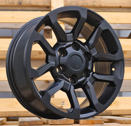 R17x7.5  6X139.7  ET  30  106  B1623  (BK5901)  Black Half Matt (BLHM)  For TOYOT  (M)