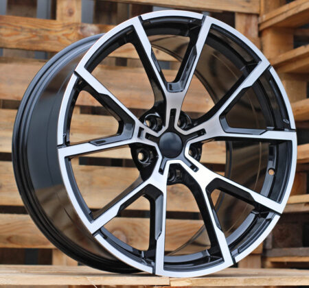 R17x7.5 5X112 ET 40 66.6 B5601 (D1740) Black Polished (MB) For BMW (Z1+Z3)