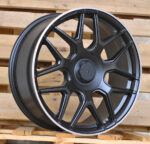 R20x8.5  5X130  ET  32  84.1  B5318  (QC1694)  Black Half Matt+Polished Lip (BLHMPL)  For MER