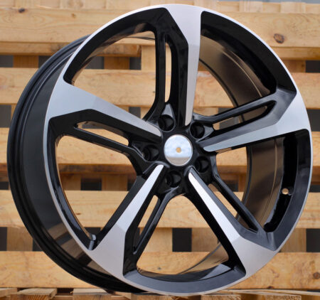 R21x9 5X112 ET 33 66.5 A513 (FR992) Black Polished (MB) For AUD (Z6)